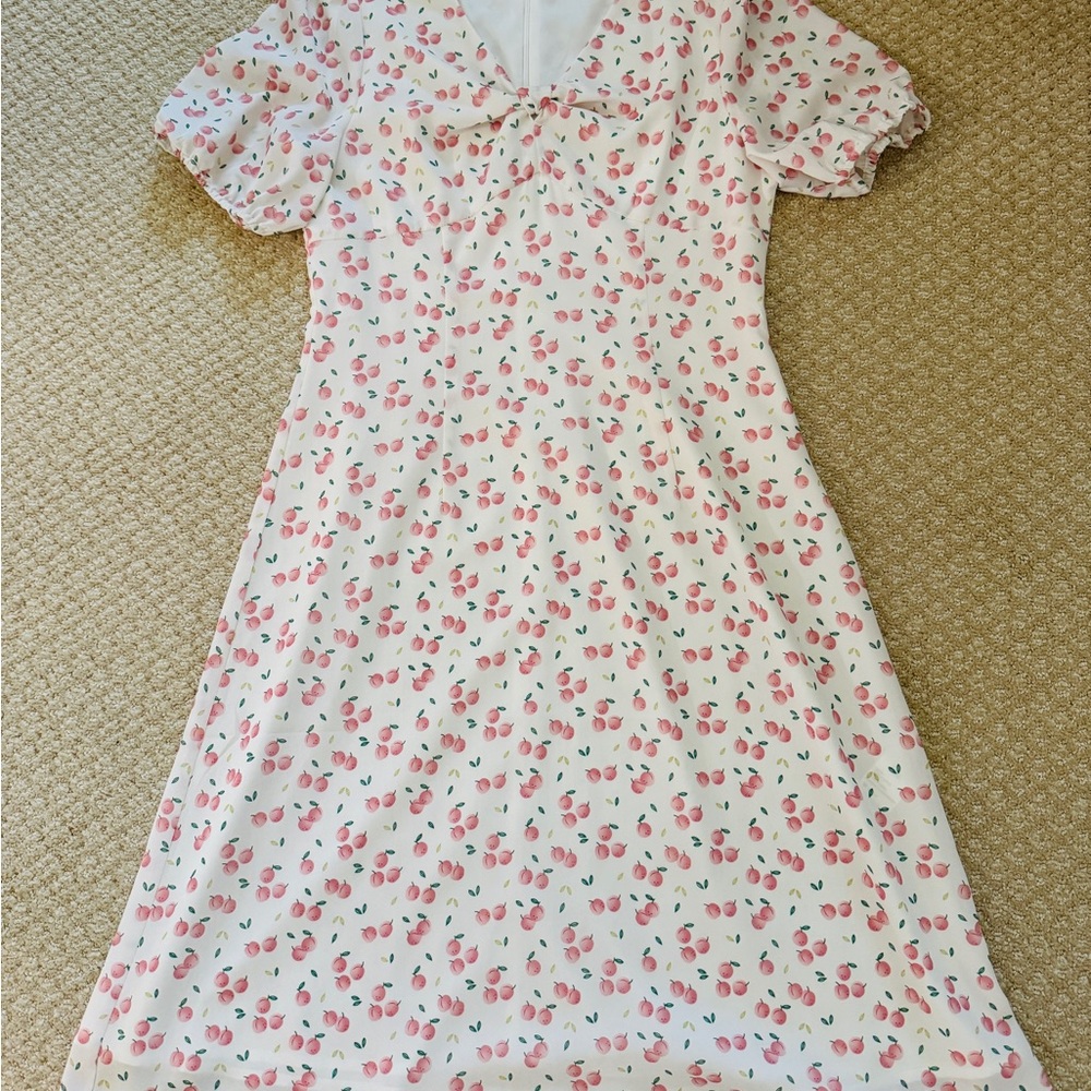 Floral Pink Midi Dress